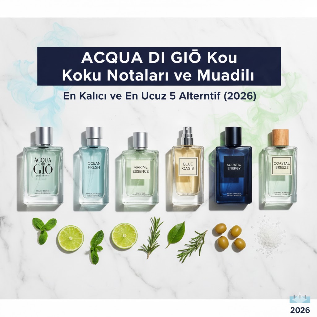 Acqua di Gio Koku Notaları ve Muadili: En Kalıcı ve En Ucuz 5 Alternatif (2026)