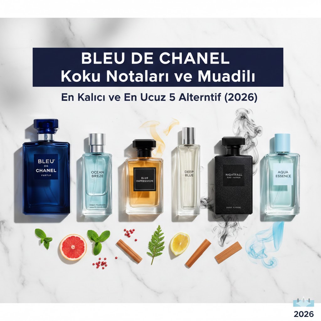 Bleu de Chanel Koku Notaları ve Muadili: En Kalıcı ve En Ucuz 5 Alternatif (2026)
